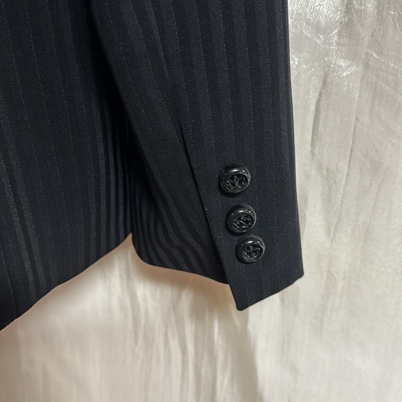 Tahari Black Pinstripe Blazer pants set - Picture 7 of 13